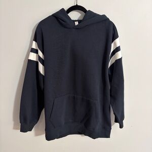 Anthropologie Daily Practice striped hoodie
